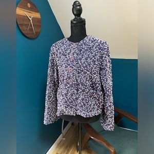 Maralyce Ferree size M button up sweater